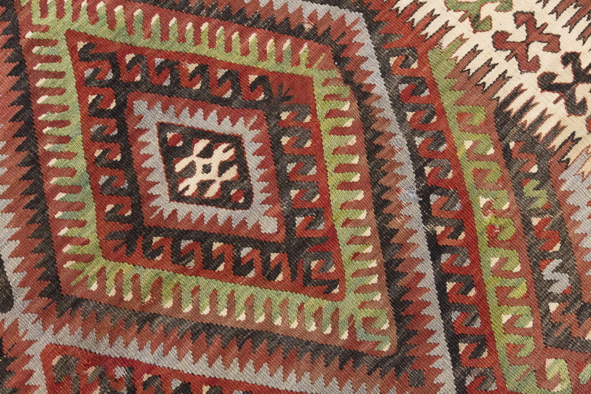 Vintage Large Fethiye Kilim, 160 x 304 cm / 5.3 x 10 ft Kilim