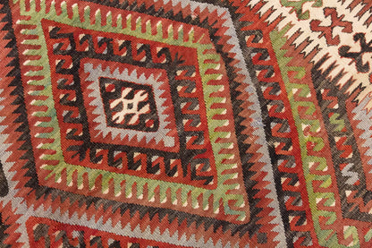 Vintage Large Fethiye Kilim, 160 x 304 cm / 5.3 x 10 ft Kilim