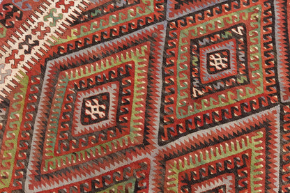 Vintage Large Fethiye Kilim, 160 x 304 cm / 5.3 x 10 ft Kilim