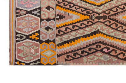 Vintage Large Fethiye Kilim, 176 x 320 cm / 5.9 x 10.6 ft Kilim