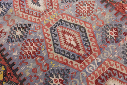 Vintage Large Fethiye Kilim, 185 x 286 cm / 6 x 9.5 ft Kilim