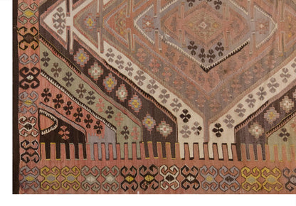 Vintage Large Kars Kilim, 206 x 426 cm / 6.9 x 14 ft Kilim