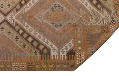 Vintage Large Kars Kilim, 206 x 426 cm / 6.9 x 14 ft Kilim