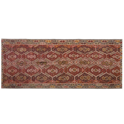 Vintage Large Kayseri Avşar Kilim, 150 x 372 cm / 5 x 12.2 ft Kilim