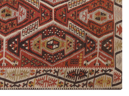Vintage Large Kayseri Avşar Kilim, 150 x 372 cm / 5 x 12.2 ft Kilim