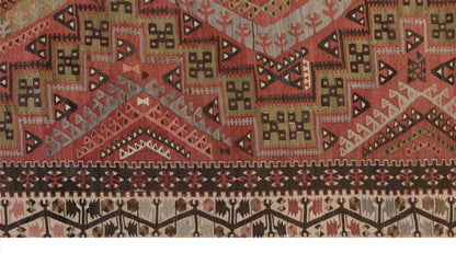 Vintage Large Kayseri Avşar Kilim, 153 x 361 cm / 5 x 12 ft Kilim