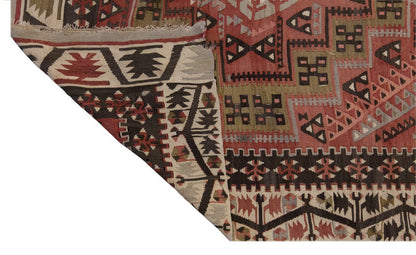Vintage Large Kayseri Avşar Kilim, 153 x 361 cm / 5 x 12 ft Kilim