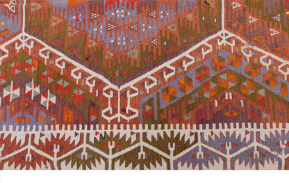 Vintage Large Kayseri Avşar Kilim, 155 x 347 cm / 5.1 x 11.5 ft Kilim