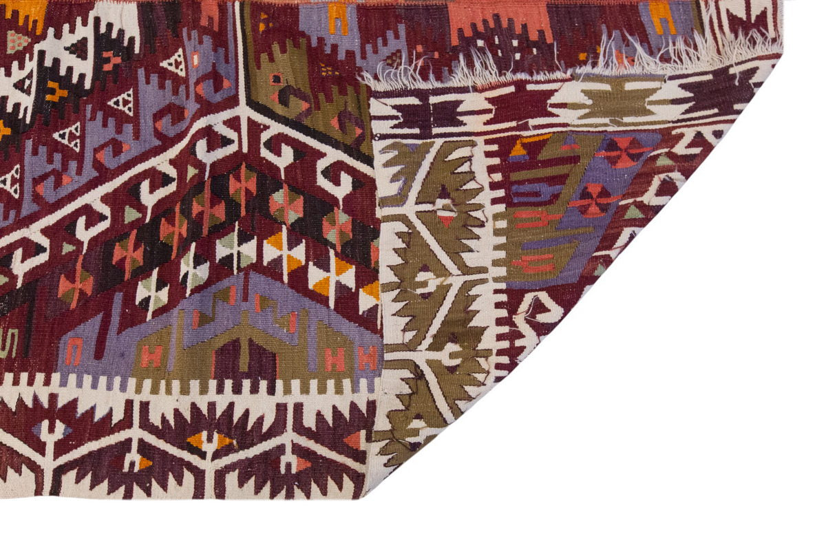 Vintage Large Kayseri Avşar Kilim, 155 x 347 cm / 5.1 x 11.5 ft Kilim