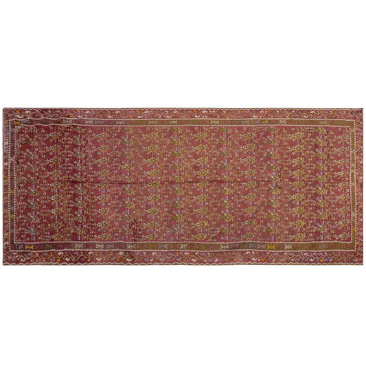 Vintage Large Kayseri Avşar Kilim, 155 x 388 cm / 5.1 x 12.9 ft Kilim