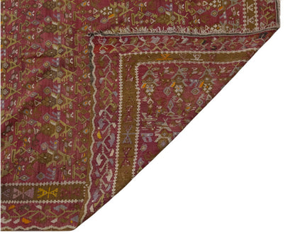 Vintage Large Kayseri Avşar Kilim, 155 x 388 cm / 5.1 x 12.9 ft Kilim