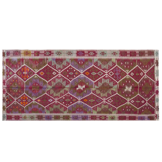 Vintage Large Kayseri Avşar Kilim, 161 x 358 cm / 5.3 x 11.9 ft Kilim