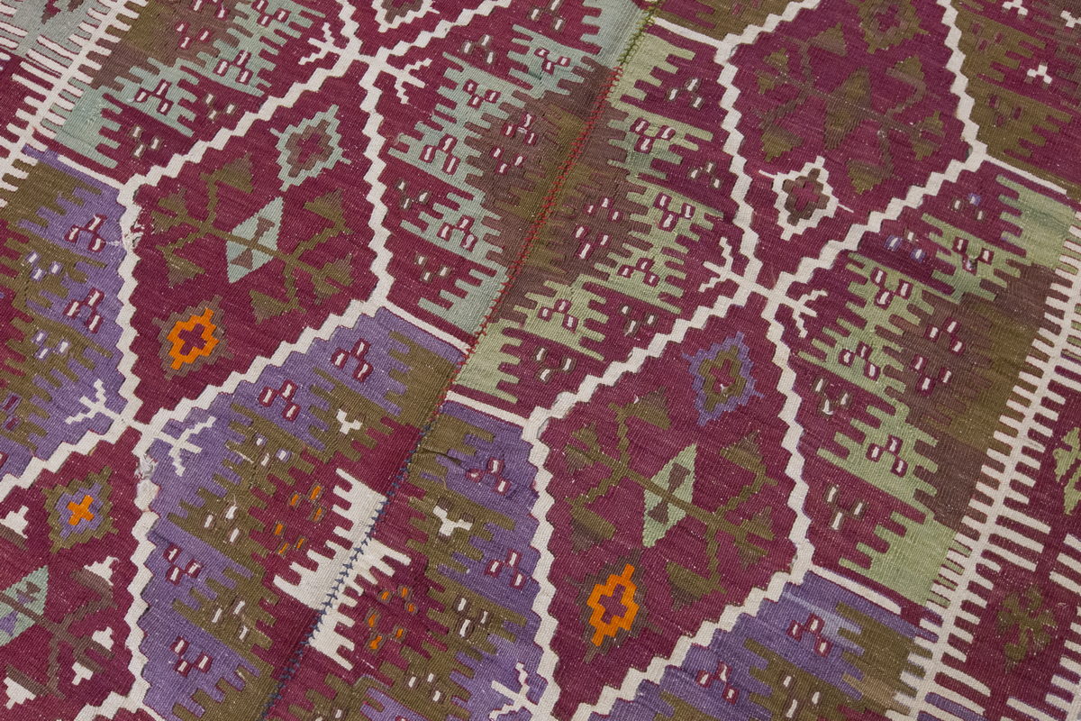 Vintage Large Kayseri Avşar Kilim, 161 x 358 cm / 5.3 x 11.9 ft Kilim