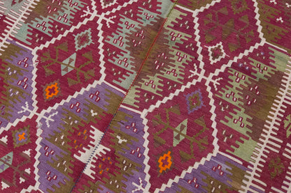 Vintage Large Kayseri Avşar Kilim, 161 x 358 cm / 5.3 x 11.9 ft Kilim