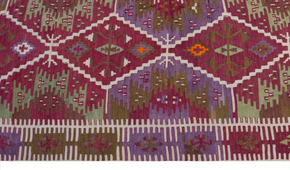 Vintage Large Kayseri Avşar Kilim, 161 x 358 cm / 5.3 x 11.9 ft Kilim