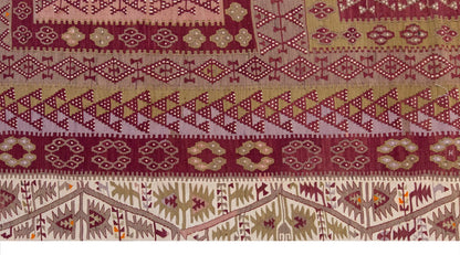 Vintage Large Kayseri Avşar Kilim, 174 x 388 cm / 5.9 x 12.9 ft Kilim
