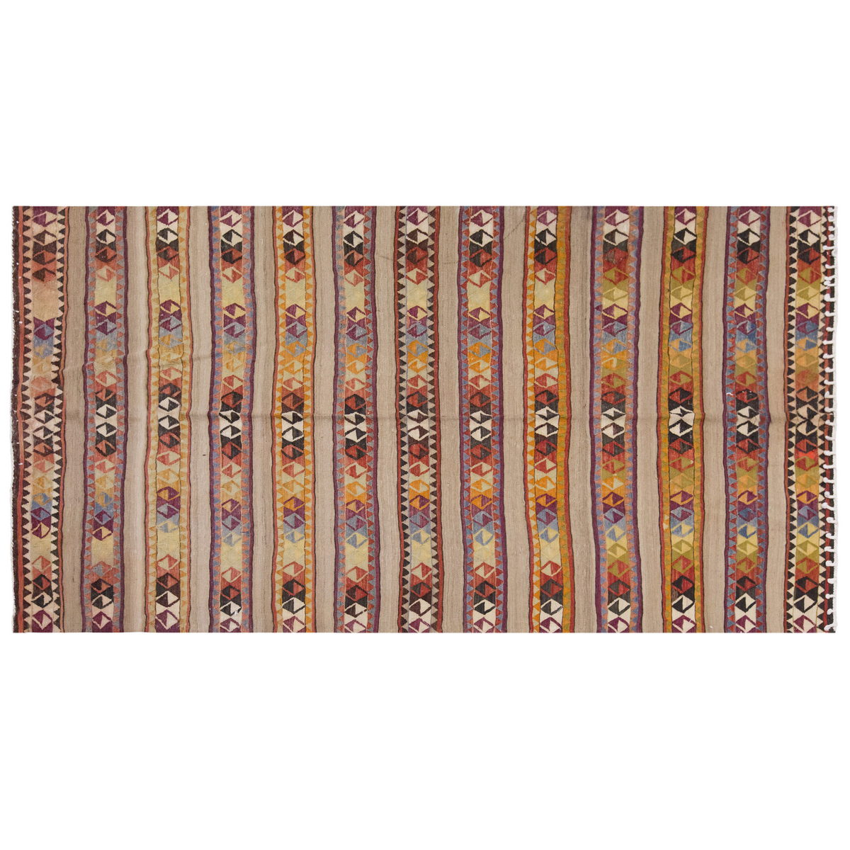 Vintage Large Kayseri Avşar Kilim, 176 x 274 cm / 5.9 x 9 ft Kilim
