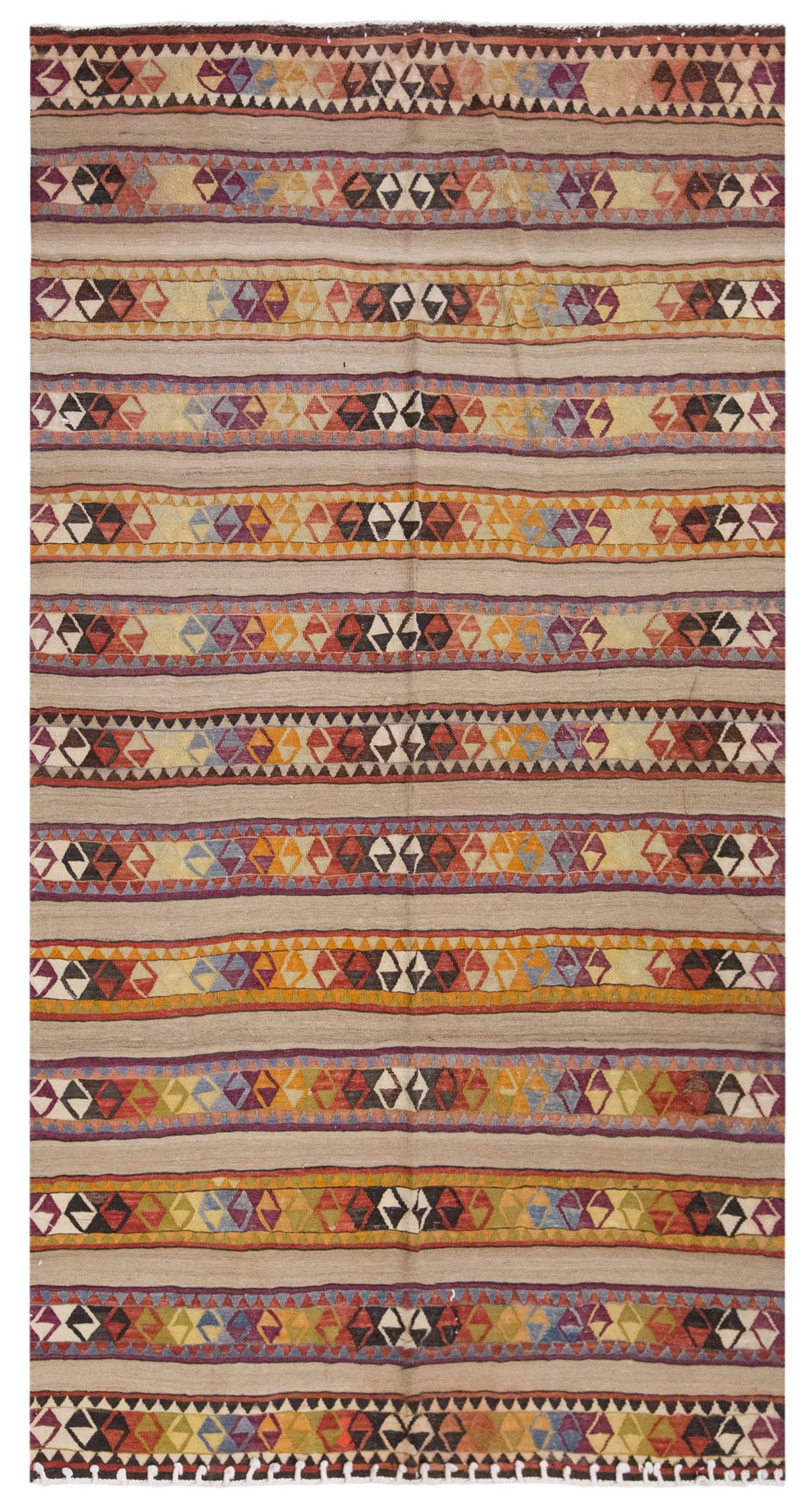 Vintage Large Kayseri Avşar Kilim, 176 x 274 cm / 5.9 x 9 ft Kilim