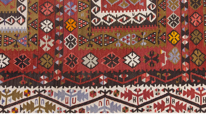 Vintage Large Kayseri Avşar Kilim, 176 x 346 cm / 5.9 x 11.4 ft Kilim