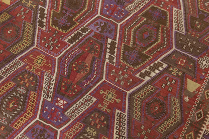 Vintage Large Kayseri Avşar Kilim, 183 x 305 cm / 6 x 10 ft Kilim