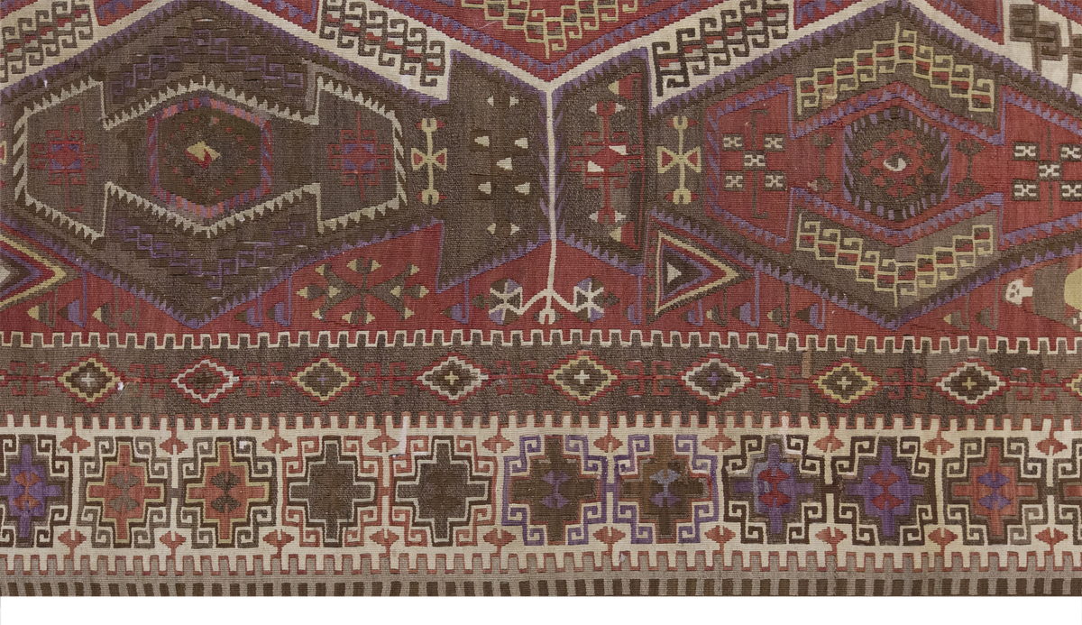 Vintage Large Kayseri Avşar Kilim, 183 x 305 cm / 6 x 10 ft Kilim