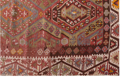 Vintage Large Kayseri Avşar Kilim, 184 x 386 cm / 6 x 12.8 ft Kilim
