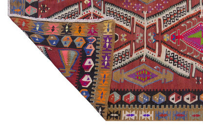 Vintage Large Kayseri Avşar Kilim, 185 x 330 cm / 6 x 11 ft Kilim