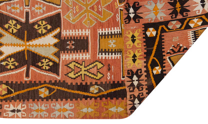 Vintage Large Kayseri Avşar Kilim, 189 x 429 cm / 6.2 x 14 ft Kilim