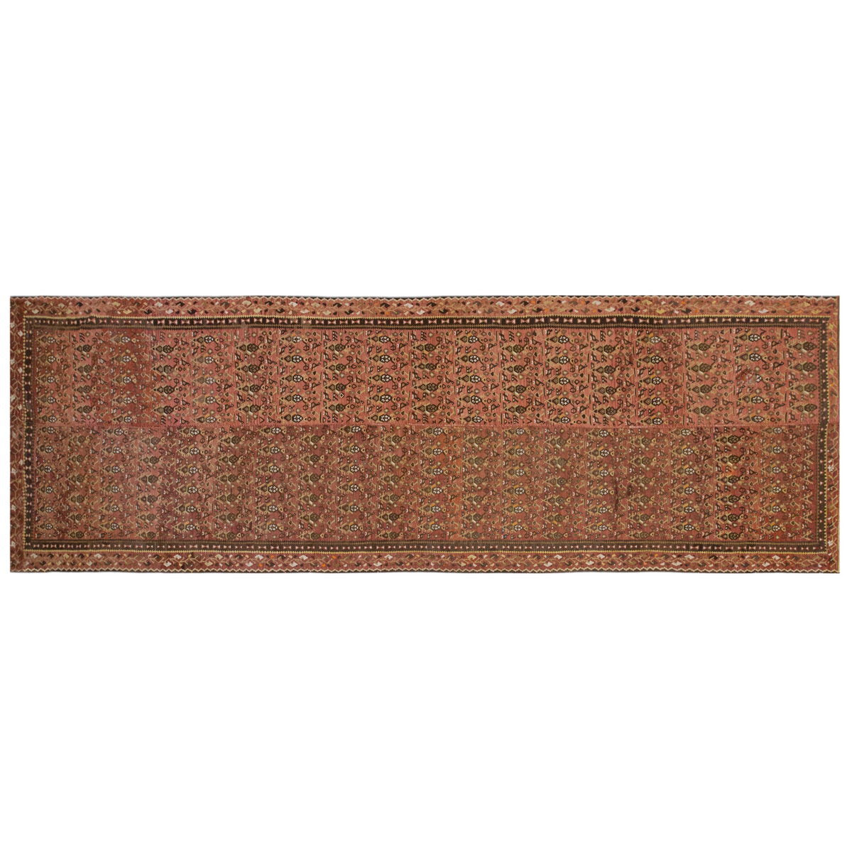 Vintage Large Kayseri Avşar Kilim, 195 x 580 cm / 6.5 x 19 ft Kilim