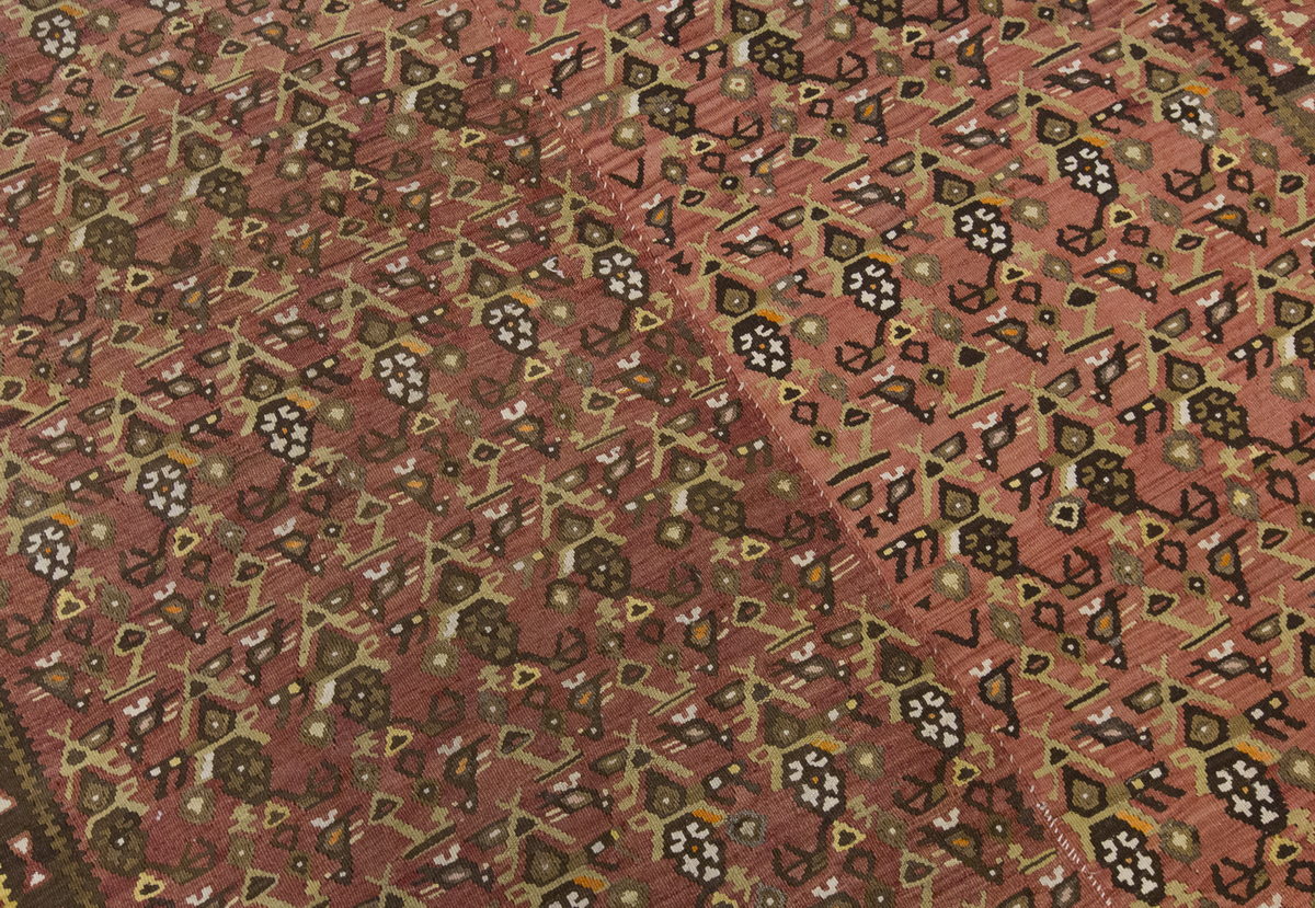 Vintage Large Kayseri Avşar Kilim, 195 x 580 cm / 6.5 x 19 ft Kilim