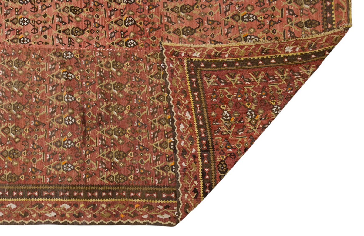 Vintage Large Kayseri Avşar Kilim, 195 x 580 cm / 6.5 x 19 ft Kilim