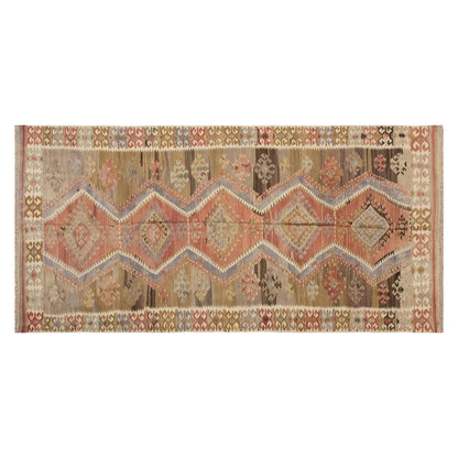 Vintage Large Kayseri Kilim, 147 x 409 cm / 5 x 13.5 ft Kilim