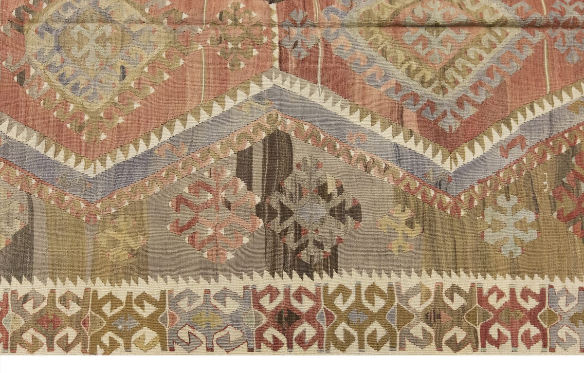 Vintage Large Kayseri Kilim, 147 x 409 cm / 5 x 13.5 ft Kilim
