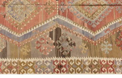 Vintage Large Kayseri Kilim, 147 x 409 cm / 5 x 13.5 ft Kilim