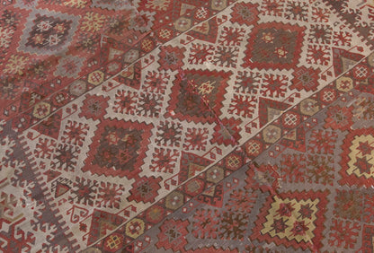Vintage Large Kayseri Kilim, 175 x 416 cm / 5.9 x 13.8 ft Kilim