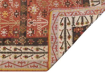 Vintage Large Kayseri Kilim, 188 x 431 cm / 6.2 x 14.2 ft Kilim