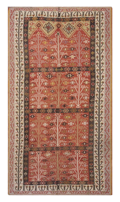 Vintage Large Kayseri Kilim, 188 x 431 cm / 6.2 x 14.2 ft Kilim