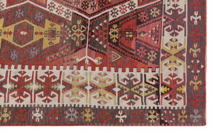 Vintage Large Kayseri Kilim, 189 x 367 cm / 6.2 x 12 ft Kilim