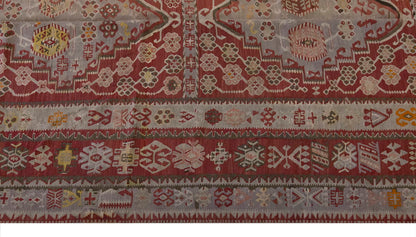 Vintage Large Kayseri Kilim, 199 x 452 cm / 6.6 x 15 ft Kilim