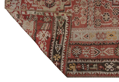 Vintage Large Kayseri Kilim, 199 x 452 cm / 6.6 x 15 ft Kilim