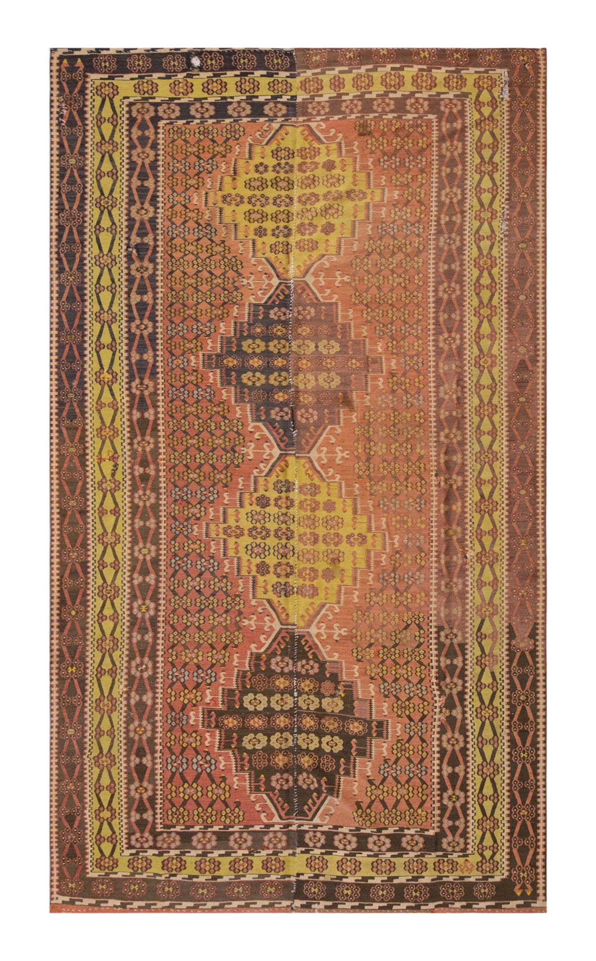 Vintage Large Kayseri Kilim, 204 x 345 cm / 6.8 x 11.4 ft Kilim