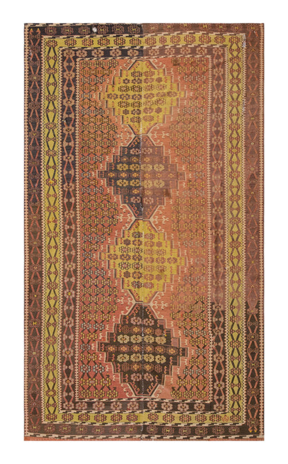 Vintage Large Kayseri Kilim, 204 x 345 cm / 6.8 x 11.4 ft Kilim