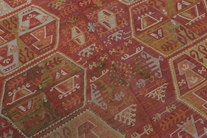 Vintage Large Kayseri Kilim, 218 x 398 cm / 7.2 x 13 ft Kilim