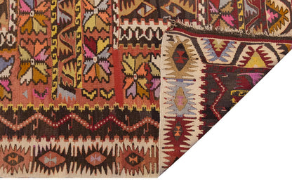 Vintage Large Kayseri-Sarız Kilim, 187 x 391 cm / 6.2 x 13 ft Kilim
