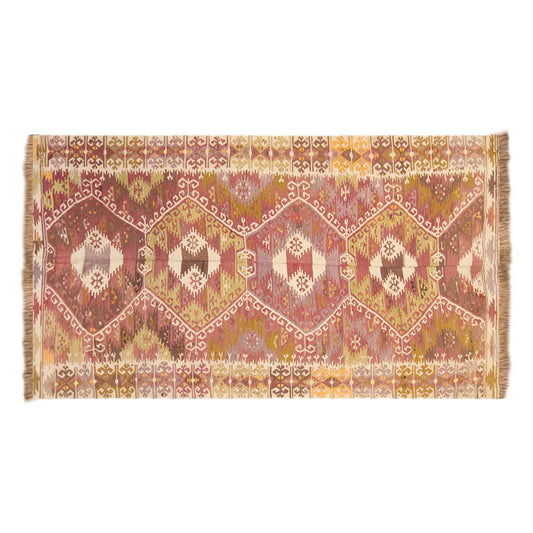 Vintage Large Kilim, 155 x 355 cm / 5.1 x 12 ft Kilim