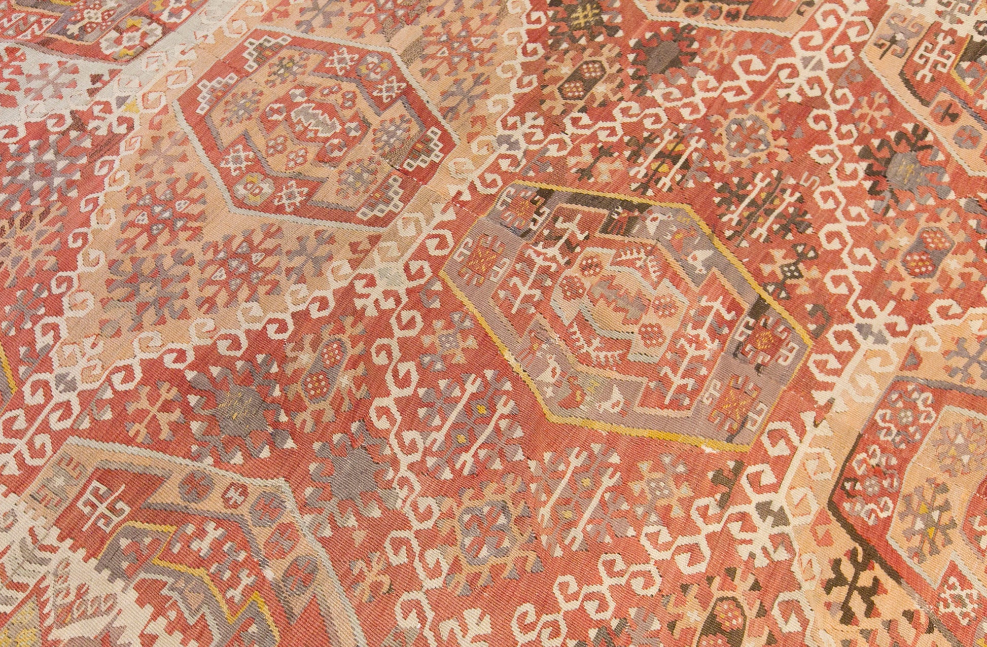 Vintage Large Kilim, 180 x 370 cm / 5.9 x 12 ft Kilim
