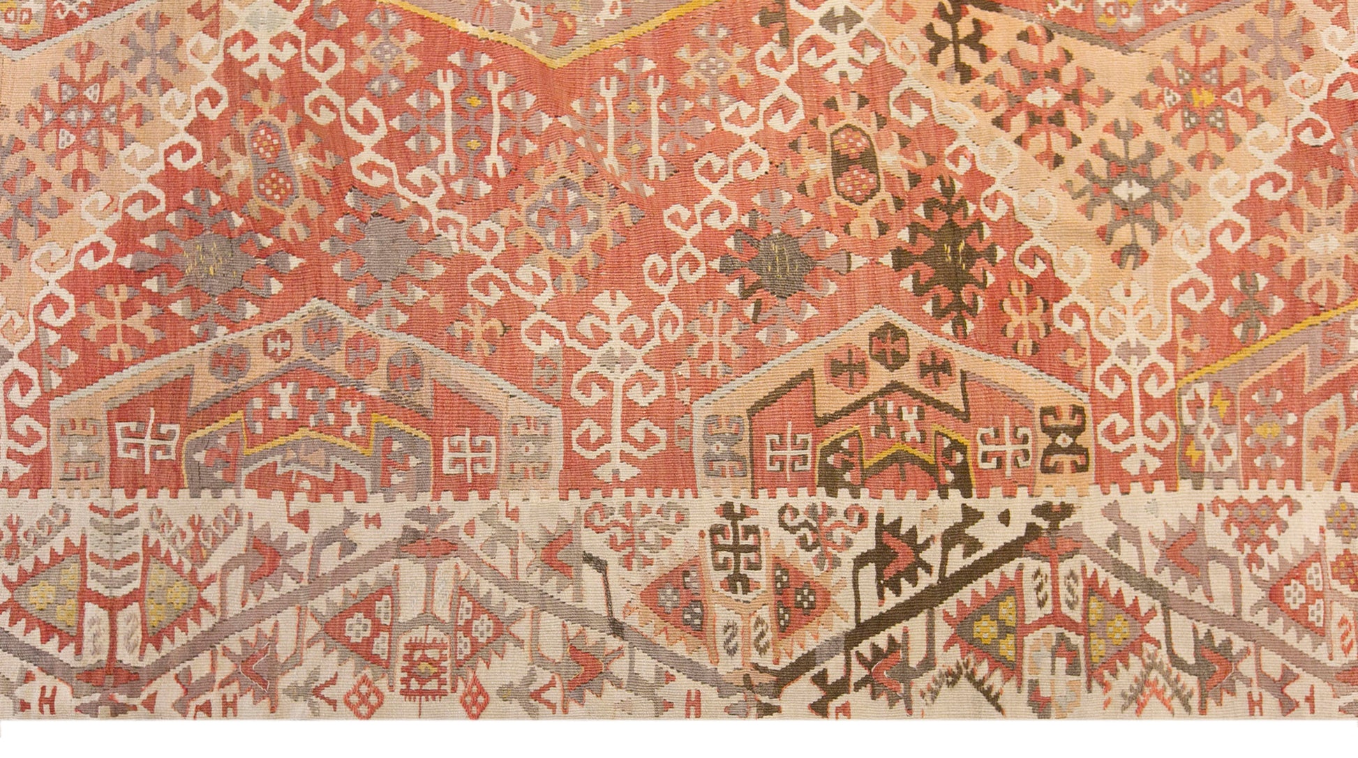 Vintage Large Kilim, 180 x 370 cm / 5.9 x 12 ft Kilim