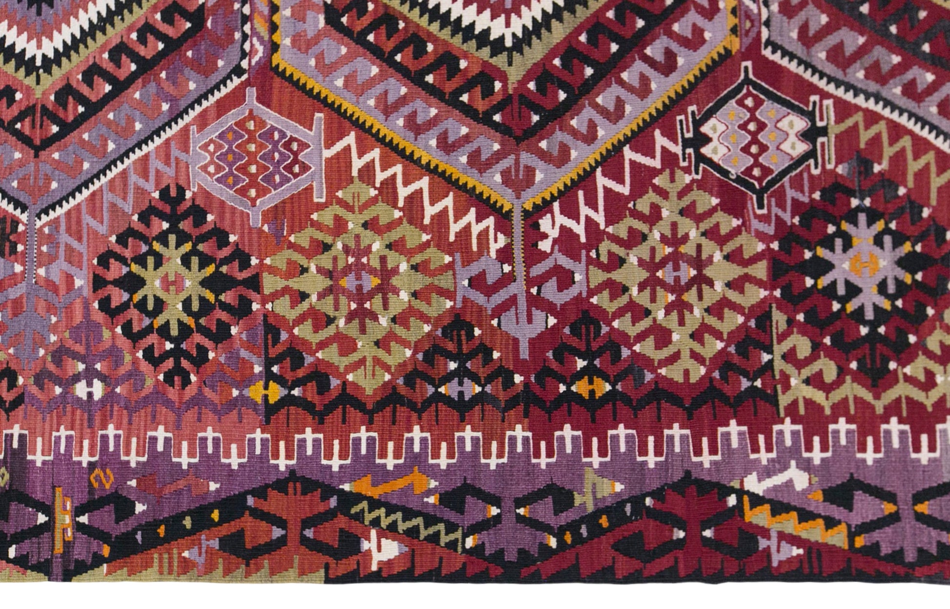 Vintage Large Kilim Rug, 170 x 335 cm / 5.6 x 11 feet