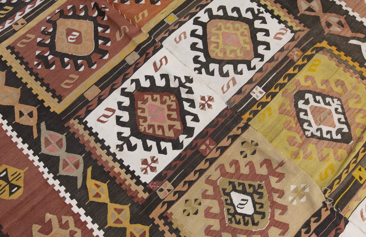 Vintage Large Kırşehir Kilim, 134 x 324 cm / 4.5 x 10.8 ft Kilim