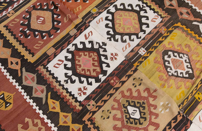 Vintage Large Kırşehir Kilim, 134 x 324 cm / 4.5 x 10.8 ft Kilim